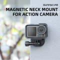 Sunnylife ZJ554 Magnetic Wearable Neck Phone Action Camera  Holder (Black)