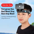 STARTRC Adjustable Head Strap Vlog FPV POV Mount Belt for GoPro, Insta360, DJI Osmo Action and Ot...