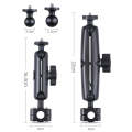 21mm Ballhead Car Front Seat Handlebar Fixed Mount Holder with Tripod Adapter & Screw for GoPro H...
