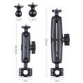 25mm Ballhead Car Front Seat Handlebar Fixed Mount Holder with Tripod Adapter & Screw for GoPro H...