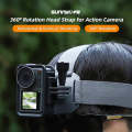 Sunnylife TD672 360 Rotation Adjustable Head Strap Vlog POV Mount Belt for GoPro, Insta360, DJI O...