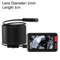 P20 4.3 Inch Screen Display HD1080P Inspection Endoscope with 8 LEDs, Length: 5m, Lens Diameter: ...