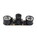 5MP OV5647 Adjustable Focal Infrared Night Vision Camera with 2 PCS IR Sensor Lights for Raspberr...