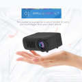 A2000 Portable Projector 800 Lumen LCD Home Theater Video Projector, Support 1080P, UK Plug (White)