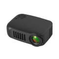 A2000 1080P Mini Portable Smart Projector Children Projector, UK Plug(Black)