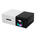 YG300 400LM Portable Mini Home Theater LED Projector with Remote Controller, Support HDMI, AV, SD...