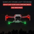 Sunnylife 2-Green + 2-Red Night Strobe LED Light Indicator Light for DJI Mavic 2 / Mini / Mavic A...