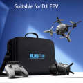 RUIGPRO for DJI FPV Portable Single Shoulder Storage Box Case Travel Carrying Bag(Black)