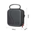 STARTRC Portable PU Leather Storage Bag Carrying Case for DJI OM 5, Size: 20cm x 18cm x 6.5cm(Black)