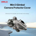 For DJI Mini 3 STARTRC Lens Protective Cover Gimbal Cover (Transparent Black)
