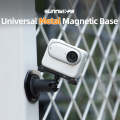 Sunnylife Universal Metal Magnetic Base 1/4 inch Adapter Aluminium Alloy Pivot Stand Base (Black)