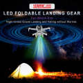 For DJI Mini 4 Pro STARTRC LED Light Folding Heightened Landing Gear Training Rack (Grey)