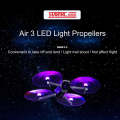 For DJI Air 3 STARTRC 2 Pairs Color LED Flash Lamp Low Noise Propellers (Transparent)