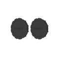 For DJI Osmo Action 3 / 4 Sunnylife 2pcs Scratch-resistant Camera Lens Cap Cover (Black)