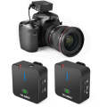 YELANGU MX5 2.4G Live Broadcast Interview Wireless Recording Camera Microphone, 1 Receiver to 1 T...