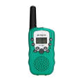 1 Pair RETEVIS RT388 0.5W EU Frequency 446MHz 8CHS Handheld Children Walkie Talkie(Green)