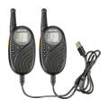 1 Pair RETEVIS RT35 0.5W US Frequency 462.550-467.7125MHz 22CH Handheld Children Walkie Talkie(Bl...