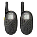 1 Pair RETEVIS RT35 0.5W EU Frequency 446MHz 8CH Handheld Children Walkie Talkie(Black)