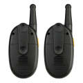 1 Pair RETEVIS RT35 0.5W EU Frequency 446MHz 8CH Handheld Children Walkie Talkie(Black)
