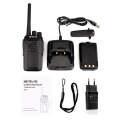 RETEVIS RT27 0.5W EU Frequency 446MHz 16CHS FRS Two Way Radio Handheld Walkie Talkie, EU Plug(Black)