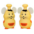 1 Pair RETEVIS RT30M 0.5W US Frequency FRS467 1CH Mouse Shape Children Handheld Walkie Talkie(Yel...
