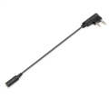 RETEVIS TCK01 Kenwood 2 Pin to 3.5mm Female Mobile Phone Audio Earphone Transfer?Cable for RT21/R...