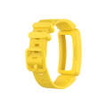 Smart Watch Silicon Watch Band for Fitbit Inspire HR(Yellow)