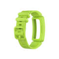 Smart Watch Silicon Watch Band for Fitbit Inspire HR(Lime Color)