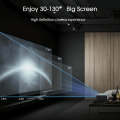 WEJOY Y5 800x480P 80 ANSI Lumens Portable Home Theater LED HD Digital Projector, Android 9.0, 1G+...
