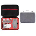 For DJI Mini SE Shockproof Carrying Hard Case Storage Bag, Size: 21.5 x 29.5 x 10cm(Grey + Red Li...