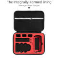 For DJI Mini SE Shockproof Carrying Hard Case Storage Bag, Size: 21.5 x 29.5 x 10cm(Grey + Red Li...