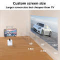 WEJOY Y2 1920x1080P 100 ANSI Lumens Portable Home Theater LED HD Digital Projector, Touch Control...