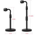 Desktop Stand Mobile Phone Tablet Live Broadcast Stand Telescopic Disc Stand(Black)