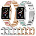 Three-beads Diamond + Gemstone Watch Band For Apple Watch Ultra 49mm&Watch Ultra 2 49mm / Series ...