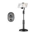 Desktop Stand Mobile Phone Tablet Live Broadcast Stand Telescopic Disc Stand, Style:Holder + Remo...