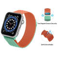 Gradient Color Milan Watch Band For Apple Watch Series 7 45mm/6&SE&5&4 44mm/3&2&1 42mm(Orange Lig...