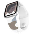 Morandi Series Contrast Color Silicone Watch Band For Apple Watch Ultra 49mm&Watch Ultra 2 49mm /...