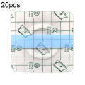 20pcs 041 Multifunctional Invisible Stickers PU Film Three-volt Stickers, Size:5x5x1.5cm(Checkered)