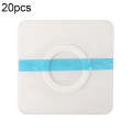 20pcs 041 Multifunctional Invisible Stickers PU Film Three-volt Stickers, Size:6x6x2cm(Blank)