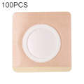 100 PCS 042 Spunlace Non-woven Stickers Anti-osmosis Three-volt Belly Button Plaster, Size:5x5x1....