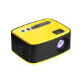 T20 320x240 400 Lumens Portable Home Theater LED HD Digital Projector, Basic Version US Plug(Yellow)