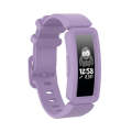 For Fitbit Inspire HR / Ace 2 Silicone Smart Watch  Watch Band(Light Purple)