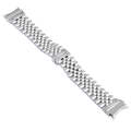 For Samsung Galaxy Watch4 40mm/44mm Five-bead Stainless Steel Watch Band(Silver)