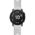 For Garmin Fenix 6 22mm Silicone Smart Watch Watch Band(White)