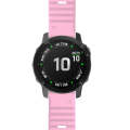 For Garmin Fenix 6 22mm Silicone Smart Watch Watch Band(Pink)