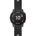 For Garmin Fenix 6 22mm Silicone Smart Watch Watch Band(Black)