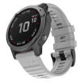 For Garmin Fenix 6 22mm Silicone Smart Watch Watch Band(Grey)