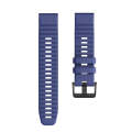 For Garmin Fenix 6 22mm Silicone Smart Watch Watch Band(Blue)
