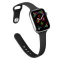 Slimming Silicone Watch Band For Apple Watch Series 9&8&7 41mm / SE 3&SE 2&6&SE&5&4 40mm / 3&2&1 ...