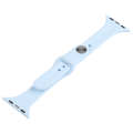 Slimming Silicone Watch Band For Apple Watch Series 9&8&7 41mm / SE 3&SE 2&6&SE&5&4 40mm / 3&2&1 ...